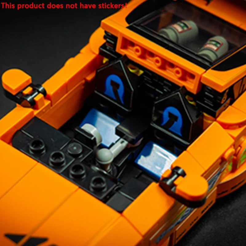 City Speed Hypercar Model MOC Building Brick Mk4 Top Tier Racing Cars Modular Technology Gift Holiday Assemble Children Toy Suit - Image 4