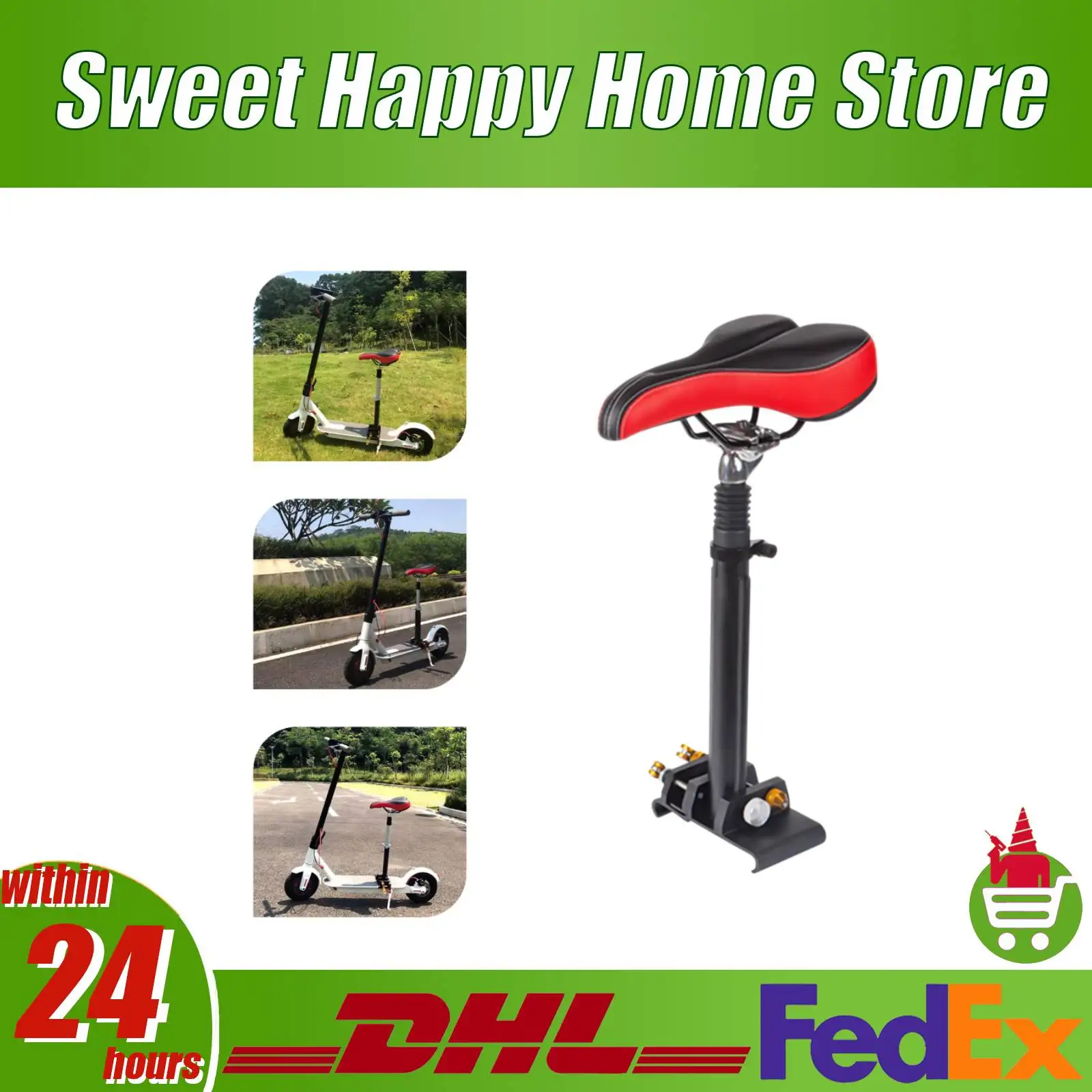 

Electric Scooter Seat Cushion for Xiaomi M365 M365 Pro Adjustable Height Aluminum Alloy Comfort Ride Accessory