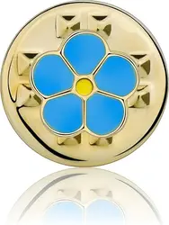 2 PCS Masonic Lapel Pin - Freemason Symbol Badges with Clutch FORGET ME NOT, 0.3''