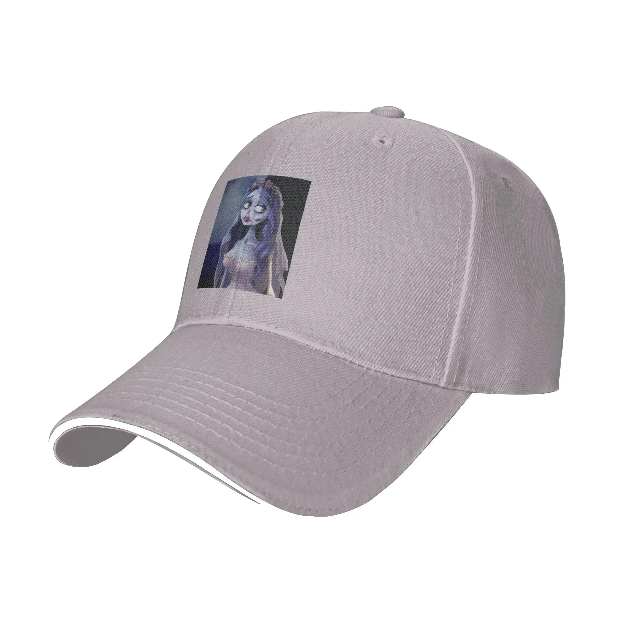 Emily The Corpse Bride Cap Casual Baseball Caps Adjustable Hat Hip Hop Summer Unisex Baseball Hats Customizable Polychromatic