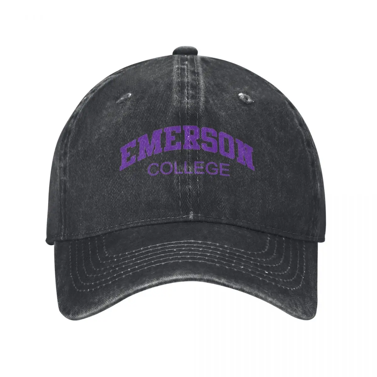 

Emerson College Baseball Cap Ball Cap Thermal Visor black Female Men's