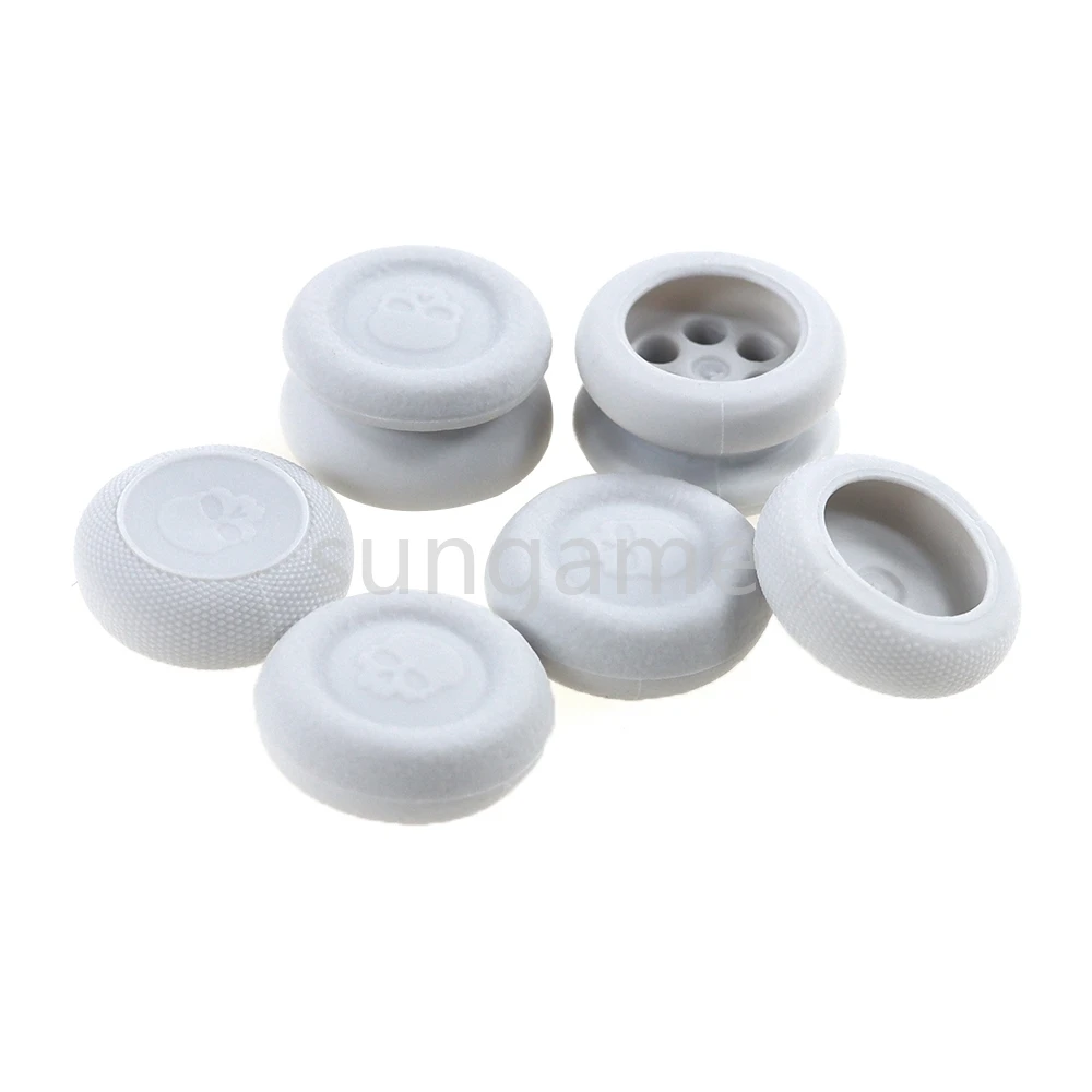 1 مجموعة ل PS5 PS4 XBOX سلسلة PS3 التبديل برو XBOXONE تحكم 6 في 1 قبضة الجمجمة الإبهام قبضة مجموعة عصا التحكم غطاء Thumbstick غطاء #4