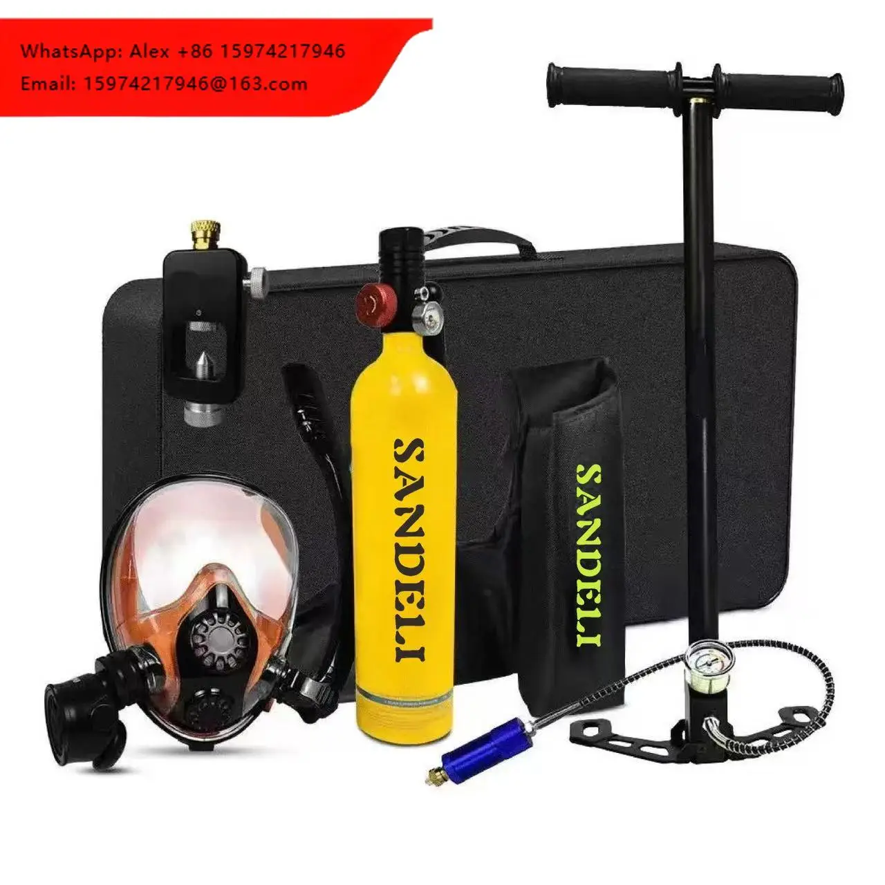 1L Factory Sale Oxygen Cylinder For Underwater Diving CE Oxygen Cylinder For Scuba Diving DOT Diving Cylinder