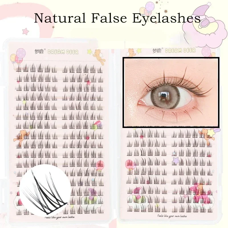 

Manga Lash Eyelash Book High Quality Natural Cluster Eyelashes Manhua Eyelash Elf Makeup Bundle Black Brown Eyelash Extensions