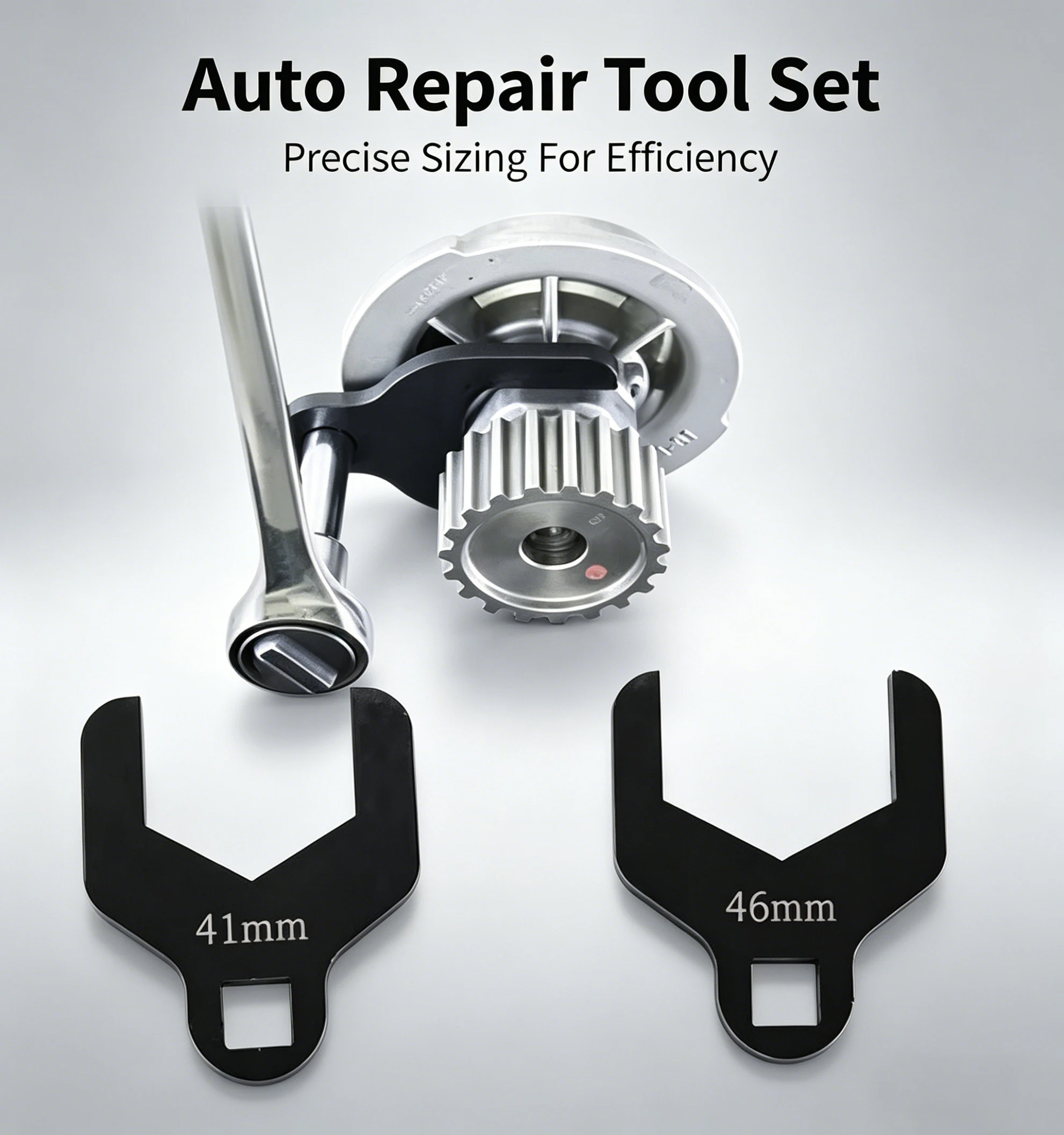 41/46mm Water Pump Wrench for GM 1.6L – Timing Belt Tension Spanner & Removal Tool, Car Timing Pump Wheel Adjustment Spanner