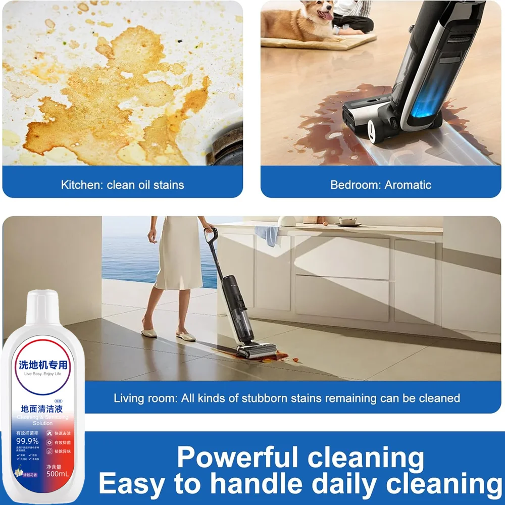 For Tineco Multi-Surface Floor Cleaner for iFloor Y2/iFloor 5/Floor ONE S5 Series/S6 Series/S7 Series/S9 Artist/Stretch Series