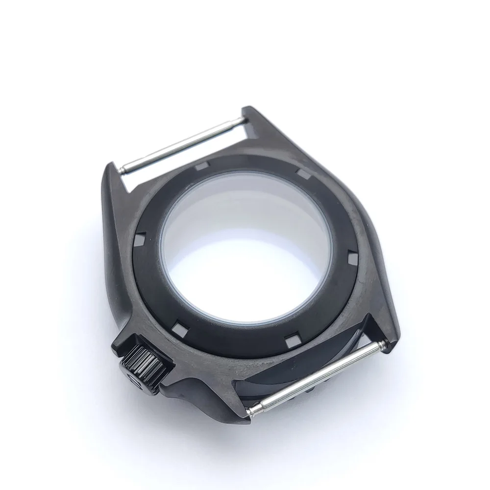 41mm Stainless Steel Watch Case 50M Waterproof Sapphire Rotating Bezel for NH35 NH36 NH70 4RMovement
