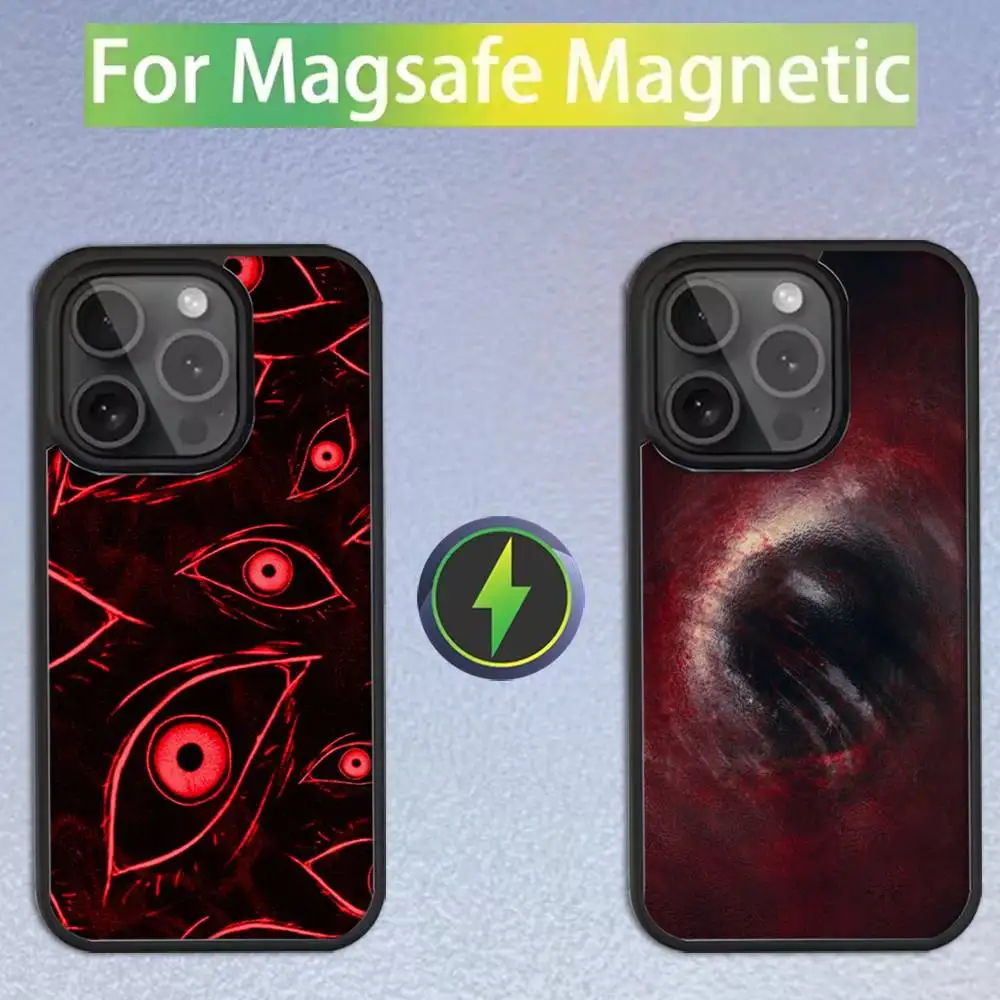 

Spooky Scary Red Eye Phone Case For iPhone 17,16,15,14,13,12,11,Pro,Max,Plus,Mini,SE Magsafe Magnetic Wireless Charging