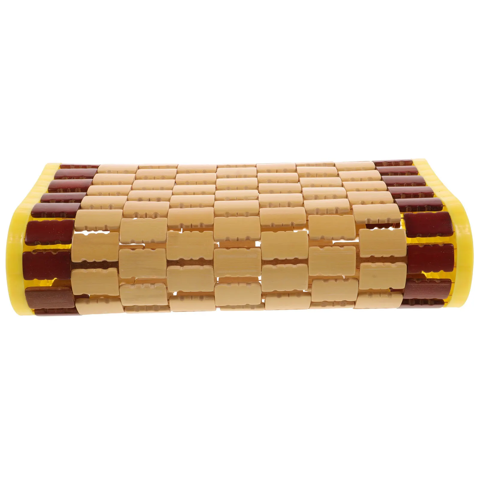 

Bamboo Pillow Woven Cervical Support Pillow Orthopedic Sleeping Neck Cushion for Seniors Cool Comfortable