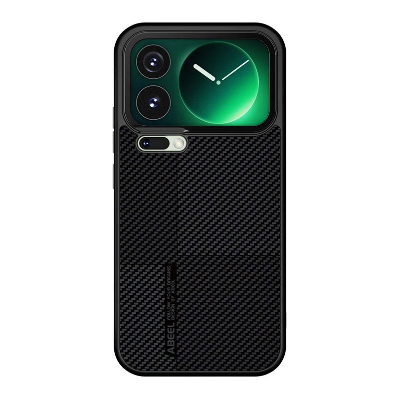 

Магнитный чехол для Xiaomi 17 Pro Max Mi 17 Pro Max MagSafe, лиоцелловое волокно, текстура, задняя крышка, противоударный бампер