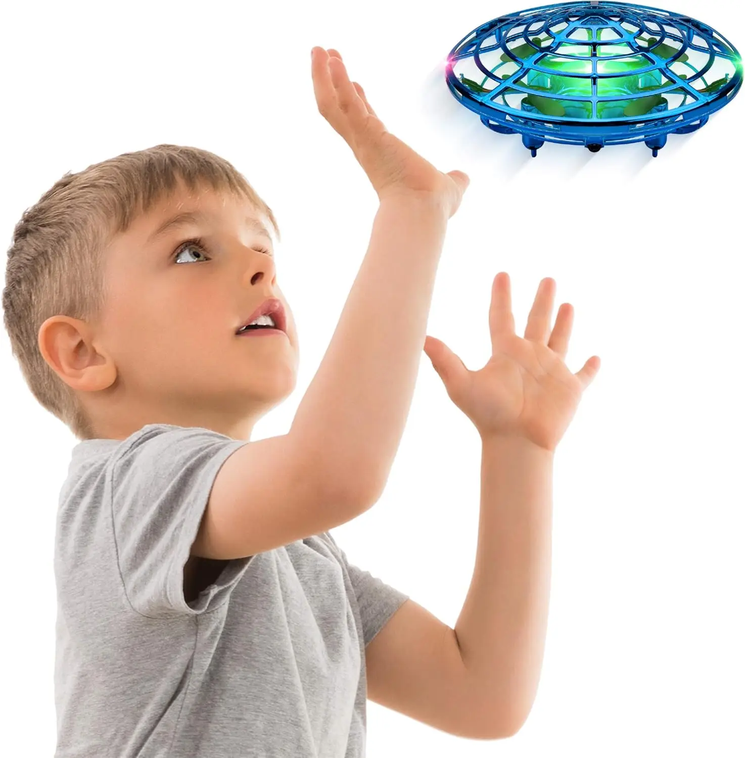 

Hand Operated Drone Hands Free Motion Sensor Mini Drones Easy LED Indoor Rechargeable UFO Toy Flying Orb Ball Drone Toys
