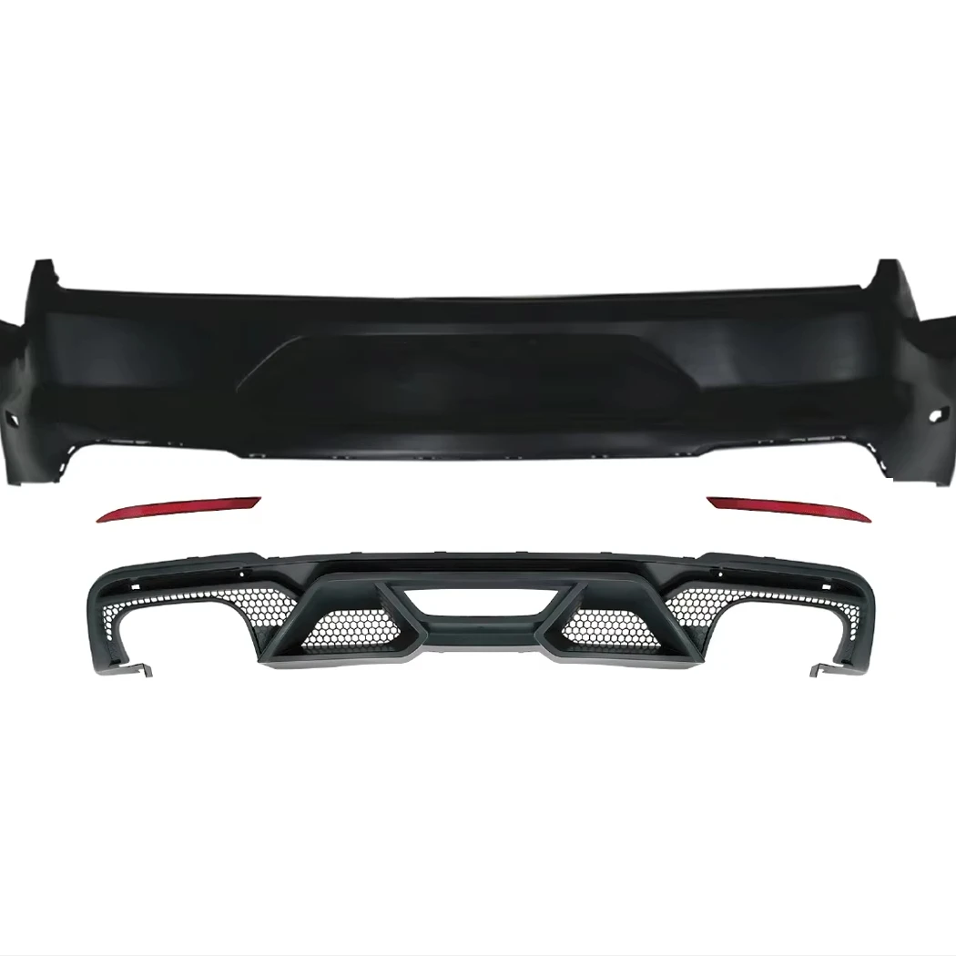 Car Accesorios High Quality GT500 Style Body Kit For Ford Mustang Rear Bumper Bodykit 2015-2017