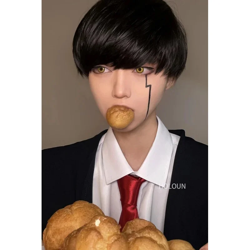 HOLOUN Mashle อะนิเมะ Mash Lance Dot Finn Lemon คอสเพลย์ชุดวิกผมเสื้อคลุม Cape เสื้อกางเกงกระโปรง Tie ฮาโลวีน