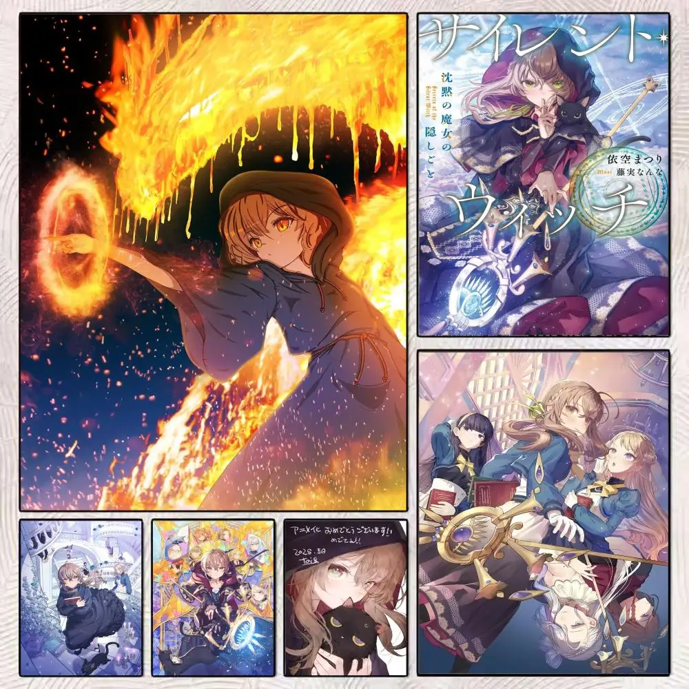 

S-Silent Witch New Anime Poster HD Art Mural Wallart Poster Waterproof Vintage Print Decor for Home Decoration DIY Durable