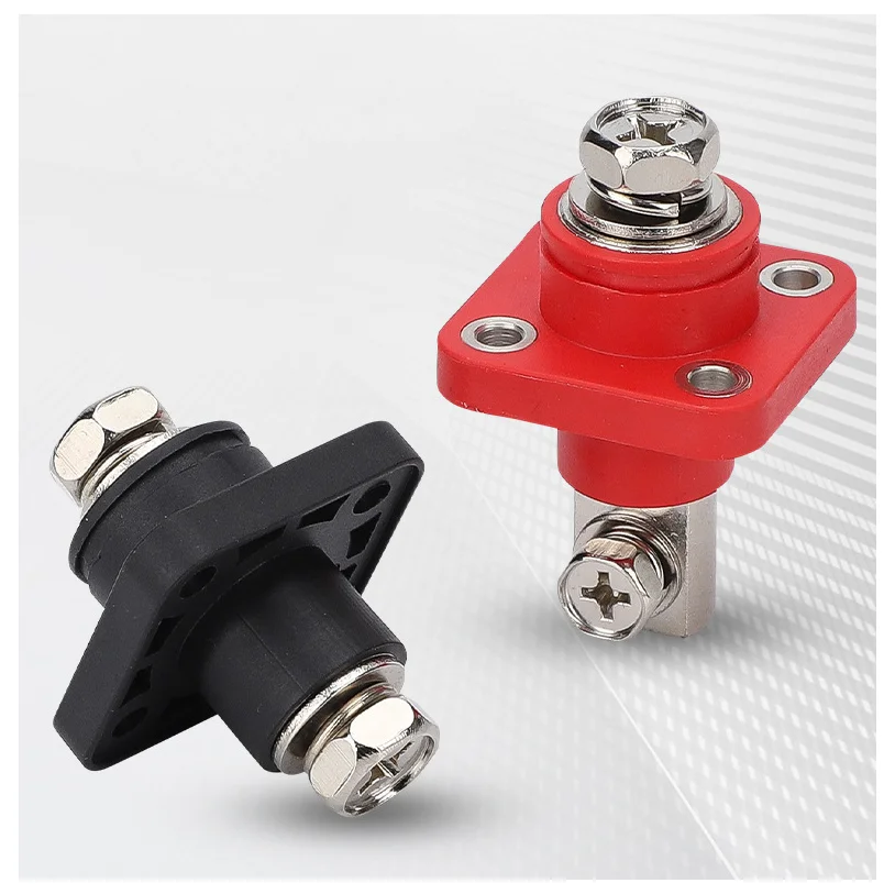 200A new energy storage lithium battery cabinet high current terminal block square all copper through wall terminal block