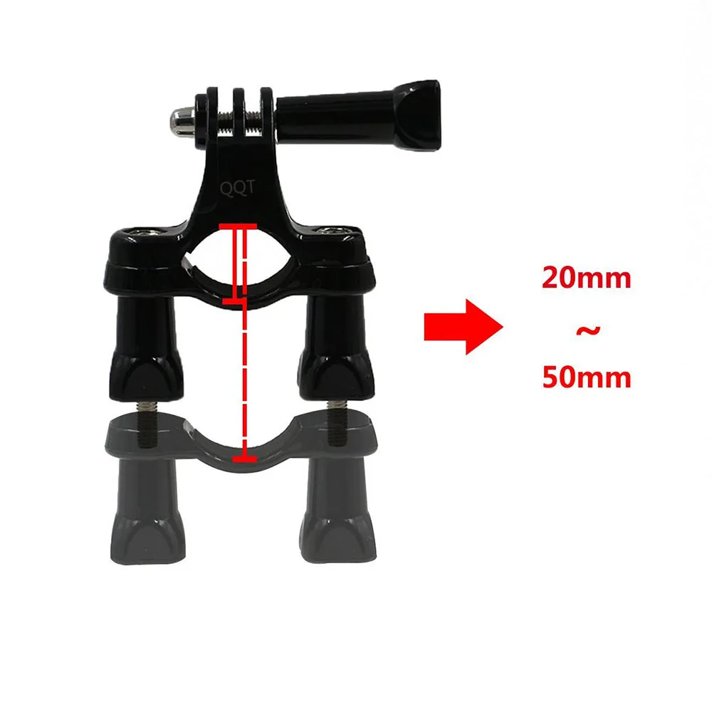 QQT for gopro Hero11 10 9 8 7 6 5 4 3Three-way bicycle bike handlebar handlebar mount mounting bracket Sports camera accessories