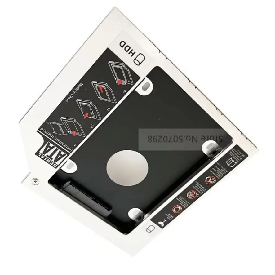 

Кронштейн-адаптер для второго 9,5-мм 2,5-дюймового HD SSD жесткого диска в оптический отсек для Samsung Q430-11 NP530U4C NP270E5EV NP700Z NP530 NP530U4B