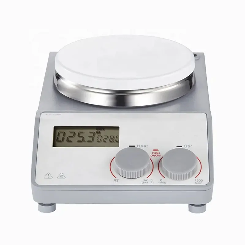 

Laboratory Digital Hotplate 135mm 5 Inch 20 Liter Magnetic Stirrer With Timer Hot Plate
