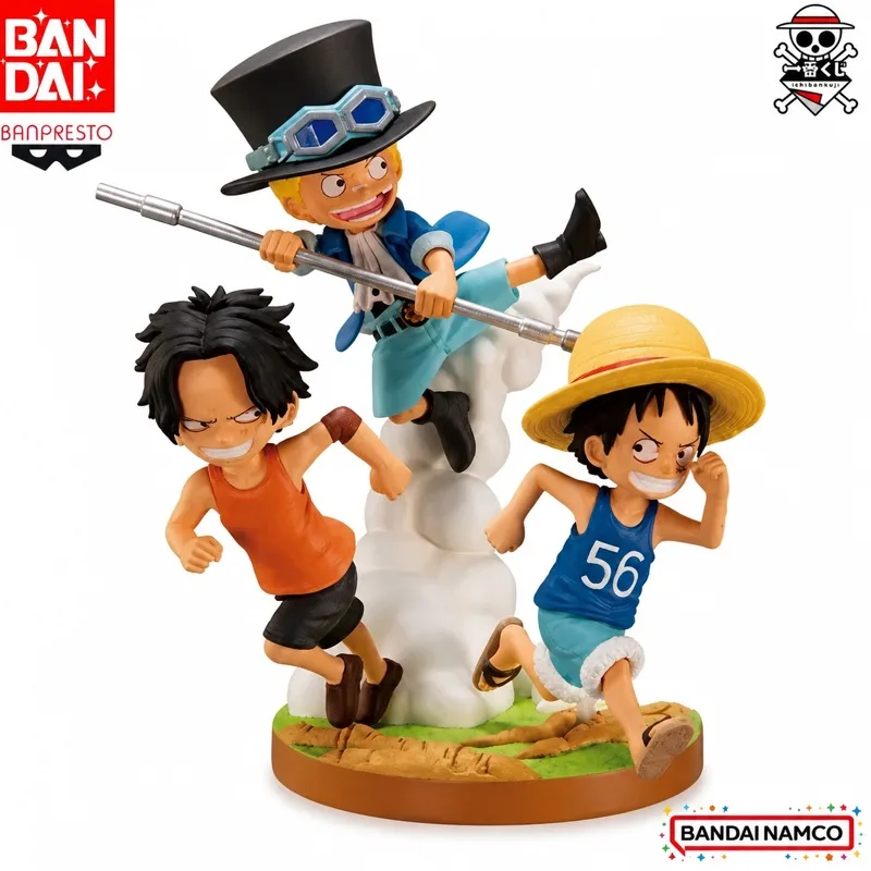 

In Stock Bandai Original Ichiban Kuji One Piece Monkey D. Luffy Portgas.d.ace Action Figure Model Doll Brand New Boxed Anime