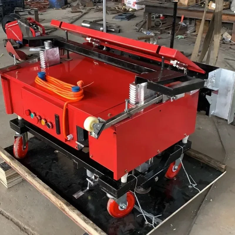 Height adjustable electric plastering machine, internal and external wall powder wall machine, automatic plastering machine