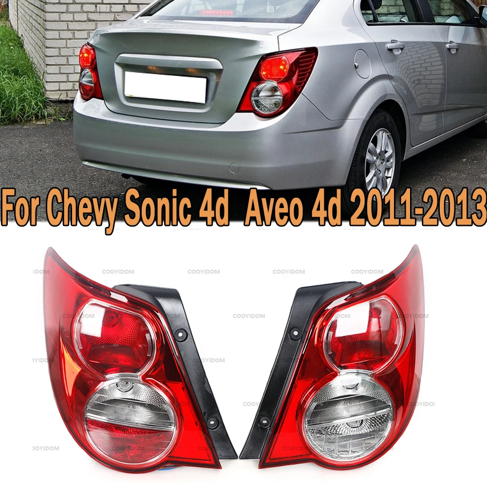 

Tail Light Rear Bumper Turn Signal Stop Brake Light For Chevrolet Sonic 4d Aveo 4d 2011 2012 2013 For Chevy 96830973 96830974