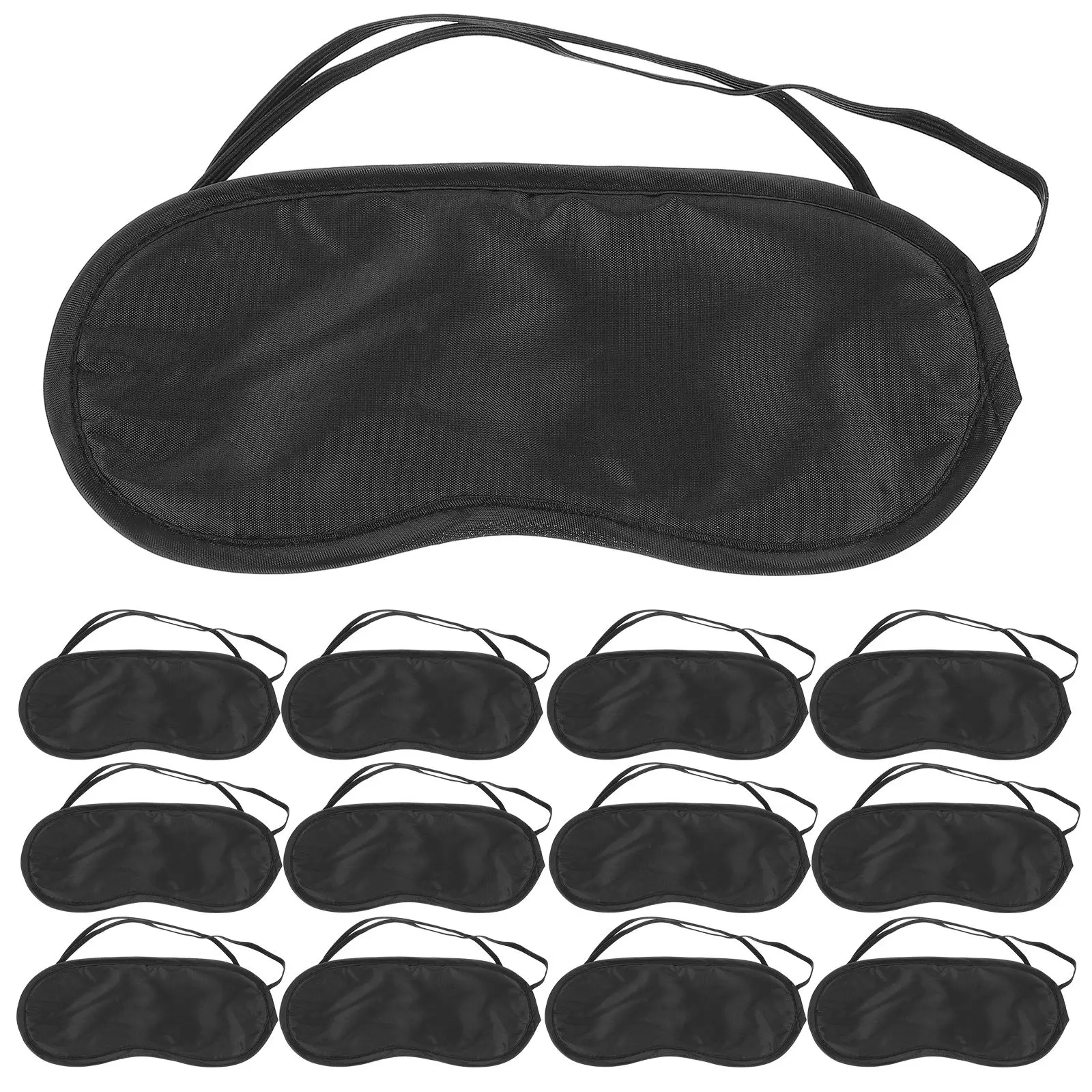 

16pcs Silk Eye Patch Shading Sleep Eye Mask Eyepatch Travel Relax Cover Eyeshade Health Sleeping Shield Eye Care Tools