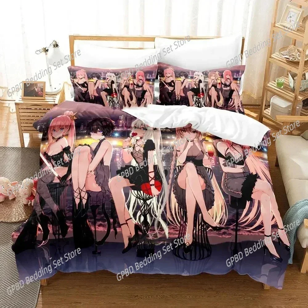 

Luxury New 3D Print Anime KARAS Bedding Set Duvet Cover Bed Set Quilt Cover Pillowcase king Queen Size Boys Adult Bedding Set