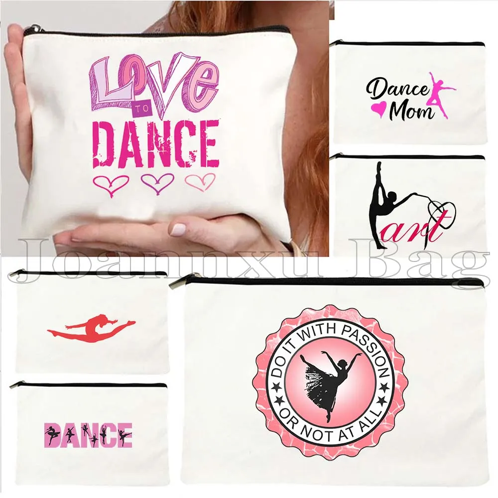 

Cute Ballet Dance Ballerina Girl Love Dancing Dance Ballet Dancer Gymnastics Gifts Cosmetic Makeup Toilet Bag Pencil Case Pouch