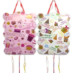 1pcs/lot Cute Cake Party Pinata Birthday Party Deco Piñata Event piñata cumpleaños infantil Girls Boys Kids Favors DIY Pinatas