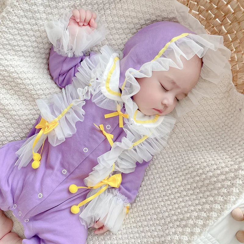 

Newborn Infant Baby Pure Cotton Romper Clothes Breathable Clothes Itmes For New Baby