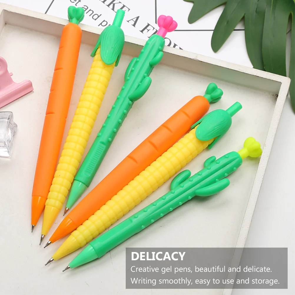 10 Pcs Novelty Pens Mechanical Pencils 0 5 Decorating Stationery Ties 05mm Propelling Plastic