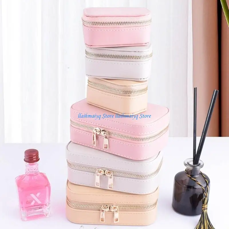 

573b 2pcs Jewellery Box, Организатор туристических ювелирных изделий Портативный корпус для женщин -ювелирных ювелирных изделий