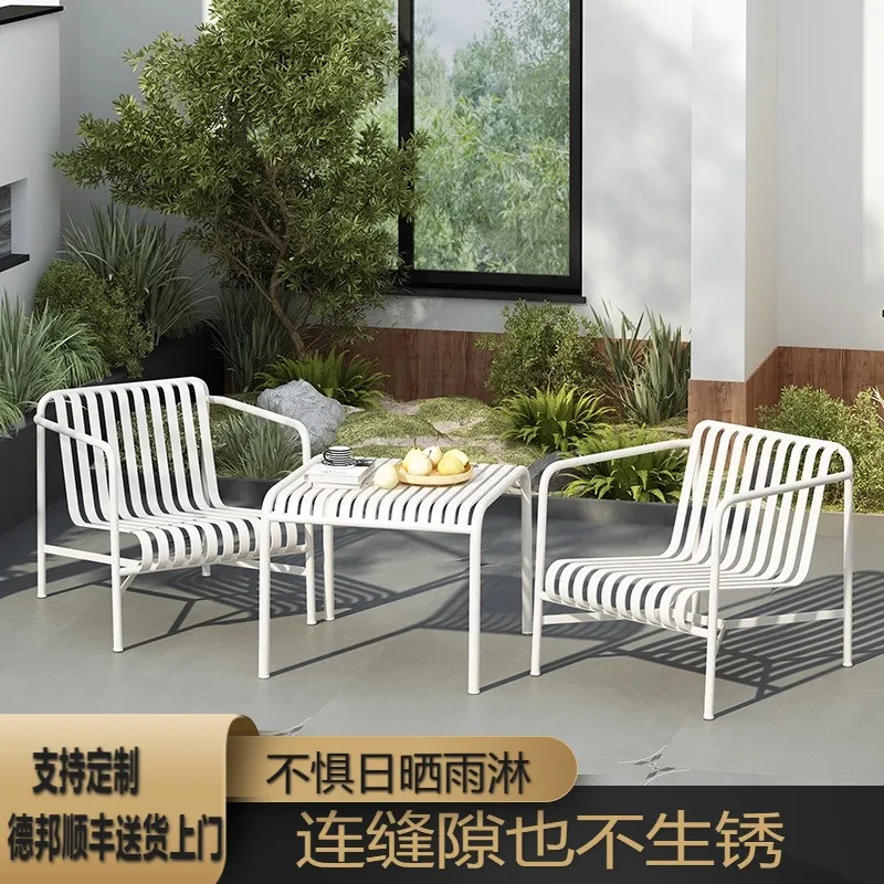 

Outdoor Table Garden Furniture Sets Leisure Chair Balcony Metal Garden Furniture Sets Courtyard Garden Conjunto Home Furniture