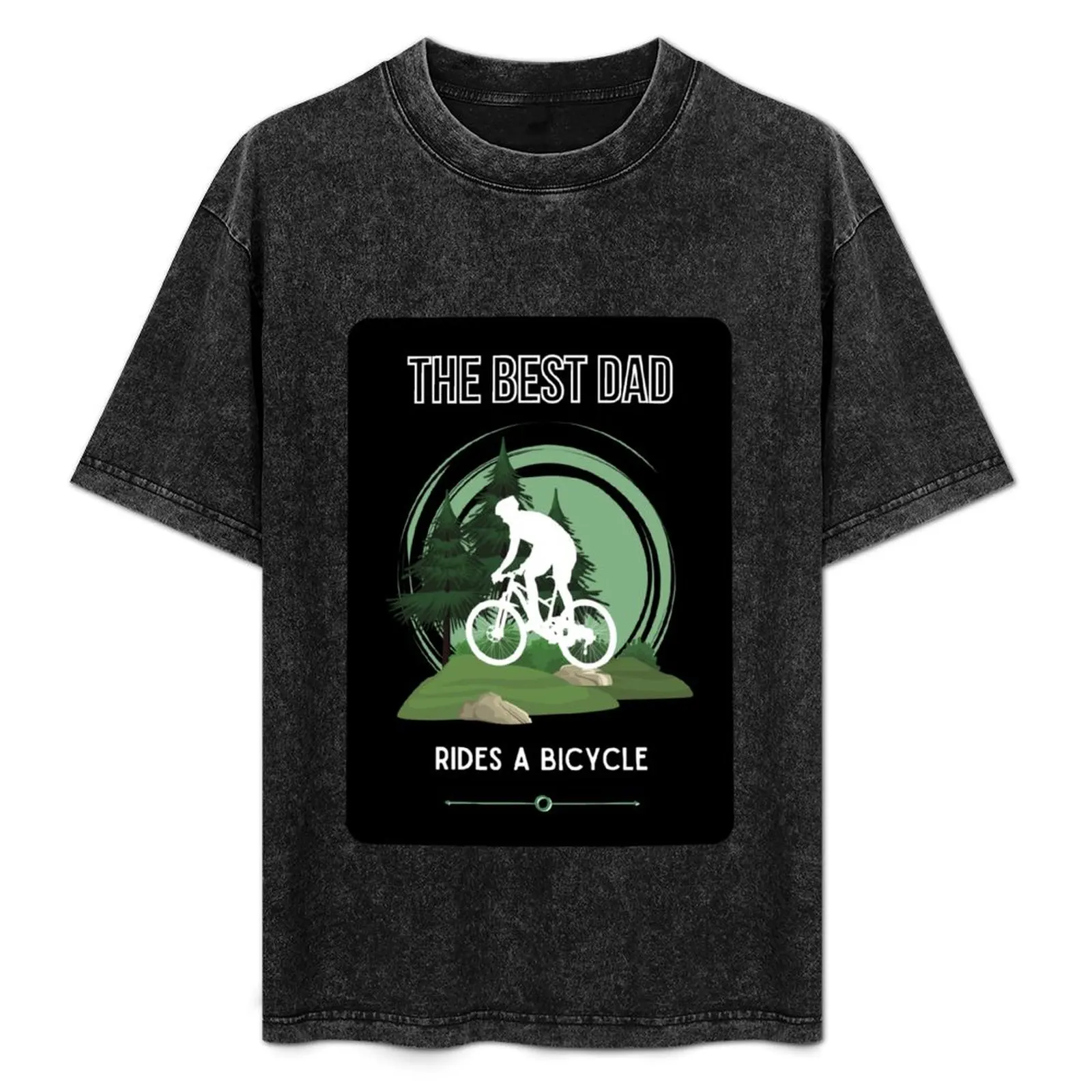 The Best Dad Rides A Bicycle T-Shirt Thanksgiving Casual Tee