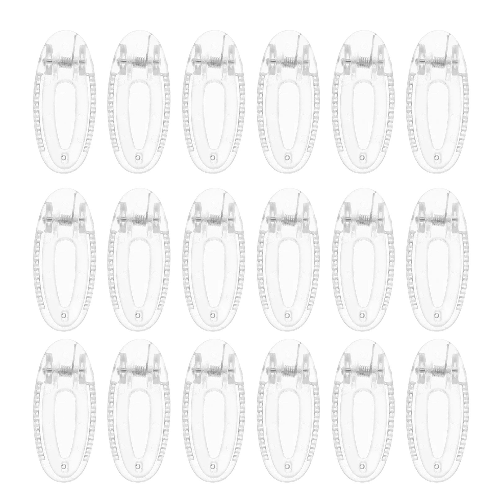 

20pcs Children's Hair Clips 4cm Cute No-Slip Resin Alligator Hairpin Flat Side Slide Barrettes for Kids