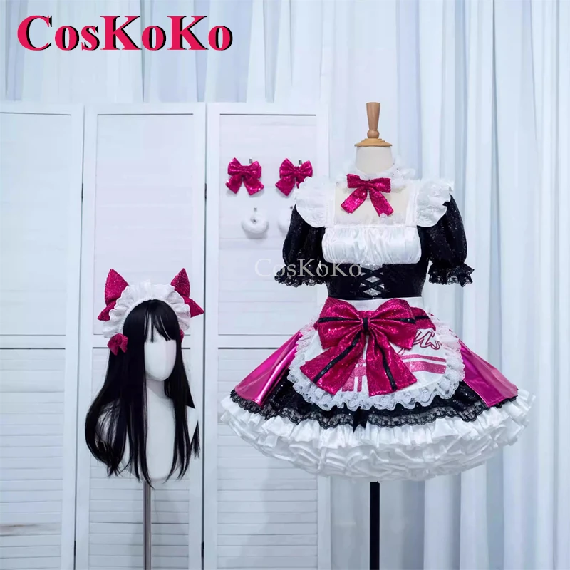 

CosKoKo Yazawa Nico Cosplay Costumes Anime LoveLive Vocal Concert Sweet Performance Dress Halloween Party Role Play Clothing