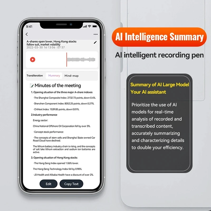 FFYY-Chatgpt-4 AI مكالمة هاتفية مسجل صوت صغير Espia APP التحكم في الصوت مترجم 64GB الإملاء لنظام IOS أندرويد