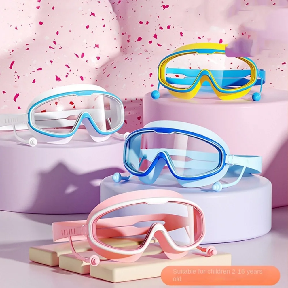 Lunettes de natation professionnelles réglables avec protection UV, lunettes d'entraînement de natation, lunettes de course dans l'eau en silicone HD, équipement de sport