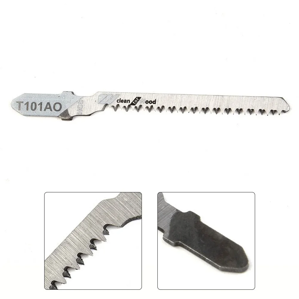 T101AO lame per seghetto alternativo con gambo a T HCS utensile da taglio con curva in acciaio lunghezza 82mm lama ad alta velocità di taglio per parte di utensili elettrici in plastica di legno