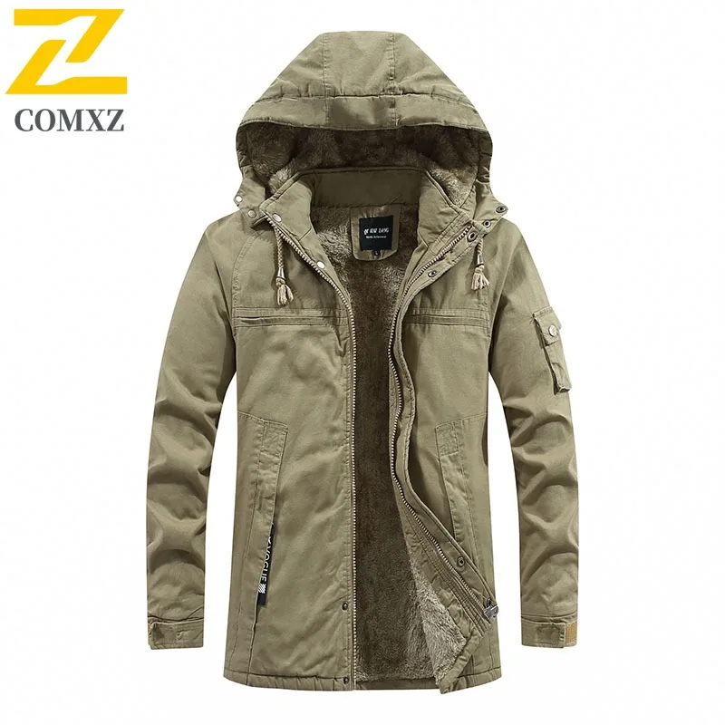 سترة رجالي بتصميم بسيط بغطاء للرأس من COMXZ سترة واقية خفيفة الوزن لتسلق الجبال بتصميم يومي مريح للخريف معطف جديد #5