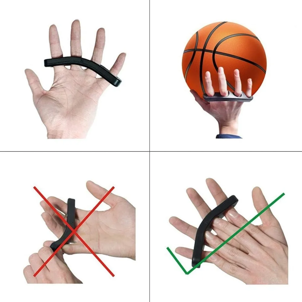 Pelatih Bola Basket Silikon Praktis S/M/L Peralatan Latihan Bola Basket Alat Bantu Latihan Bola Basket