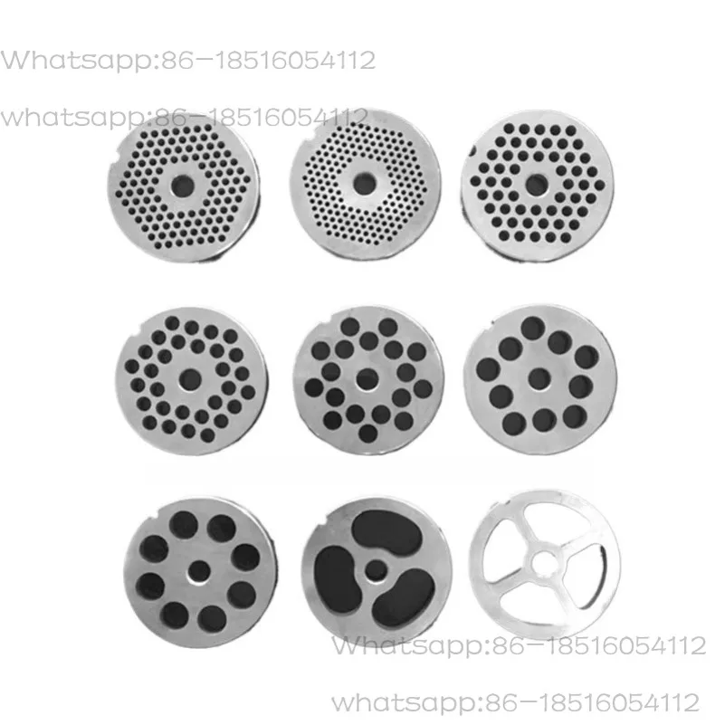 #8 Fiber Washer Meat Grinder Hole Plate Round 3CR13 Stainless Steel Cutter Meat Grinder Blade Grate Plate Sausage 1PC