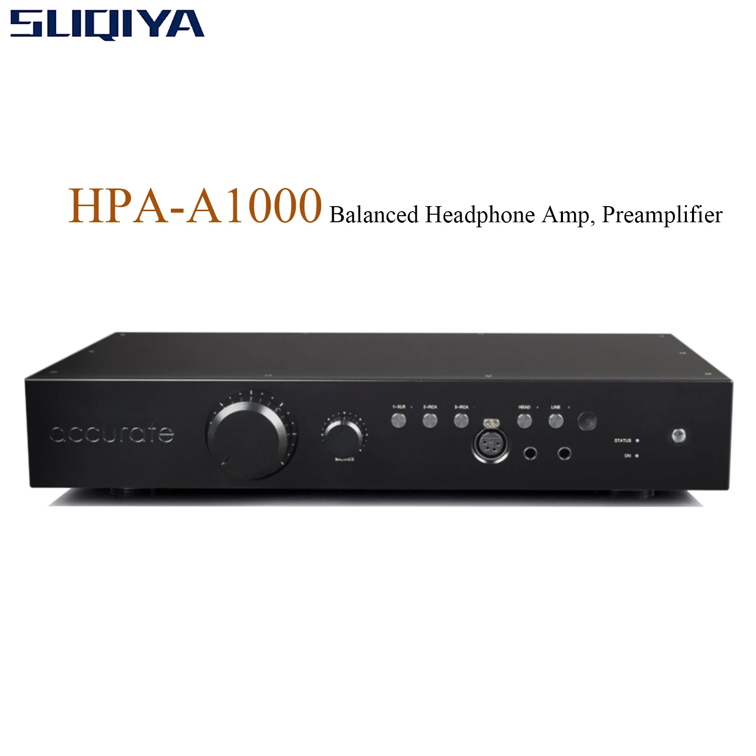 

SUQIYA-New HPA-A1000 Balanced Preamplifier, Dynamic, Flat-panel Universal Headphone Amplifier, Input Sensitivity: +6 dBu