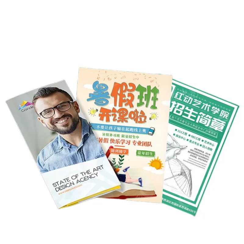 Custom Brochure Printing Design Product Manual Printing 70% off Pages Poster Color Page Menu A4 Advertising Paper Printing