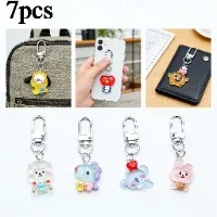 Porte-clés créatif et distinctif Anime Cookie Tata en forme de cloche, haute valeur esthétique, simple, pour sac d'école, décoration