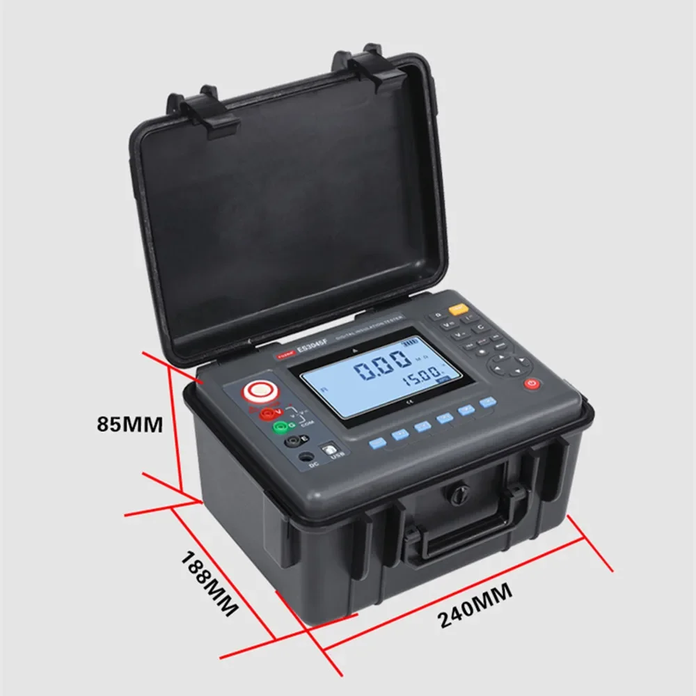 ES3045 Digital High-voltage Insulation Resistance Tester For Electric Power DC AC Insulation Resistance Tester