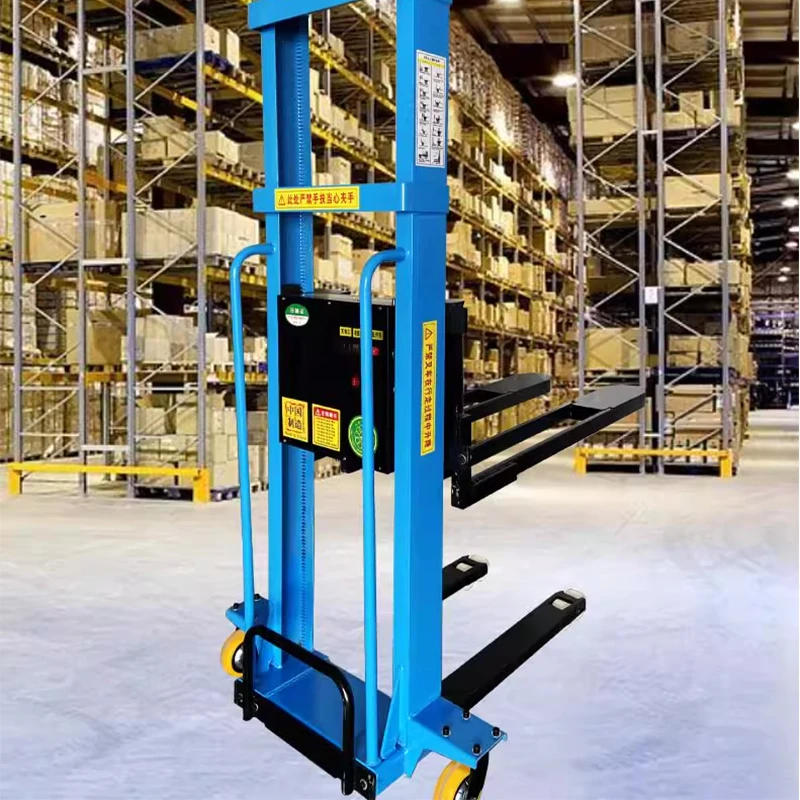 Electric Portable Forklift Truck 800KG Portable Hydraulic Loading/Unloading Tool Compact Mobile Lift Truck Pallet(Customized)