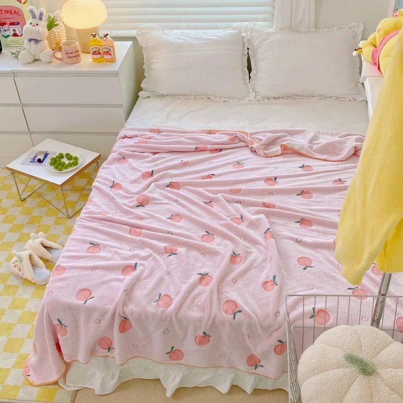 Blanket Office Nap Air Conditioning Coral Fleece Blanket Student Dormitory Flannel Sheets Sonic Avatar Sofa Blankets Stitch Home