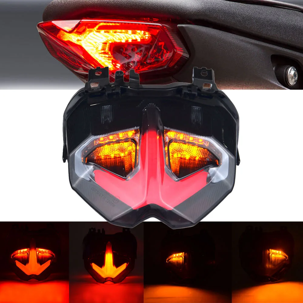 For Yamaha MT-09 MT 09 FZ09 FZ 09 2021 2022 Taillight MT09 Rear Tail Light Brake light Turn Signals Integrated LED Stop light.