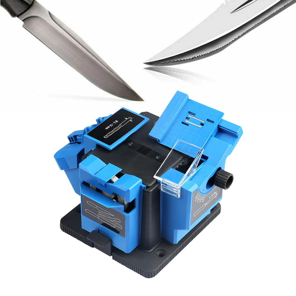 Drill Bit Sharpener Multifunction Electric Sharpener 220V-240V Drill Bit Sharpening Tools 6000RPM Angle Adjustable for HSS Drill